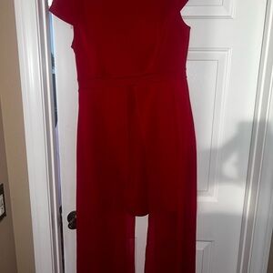 Elegant Red Jumpsuit